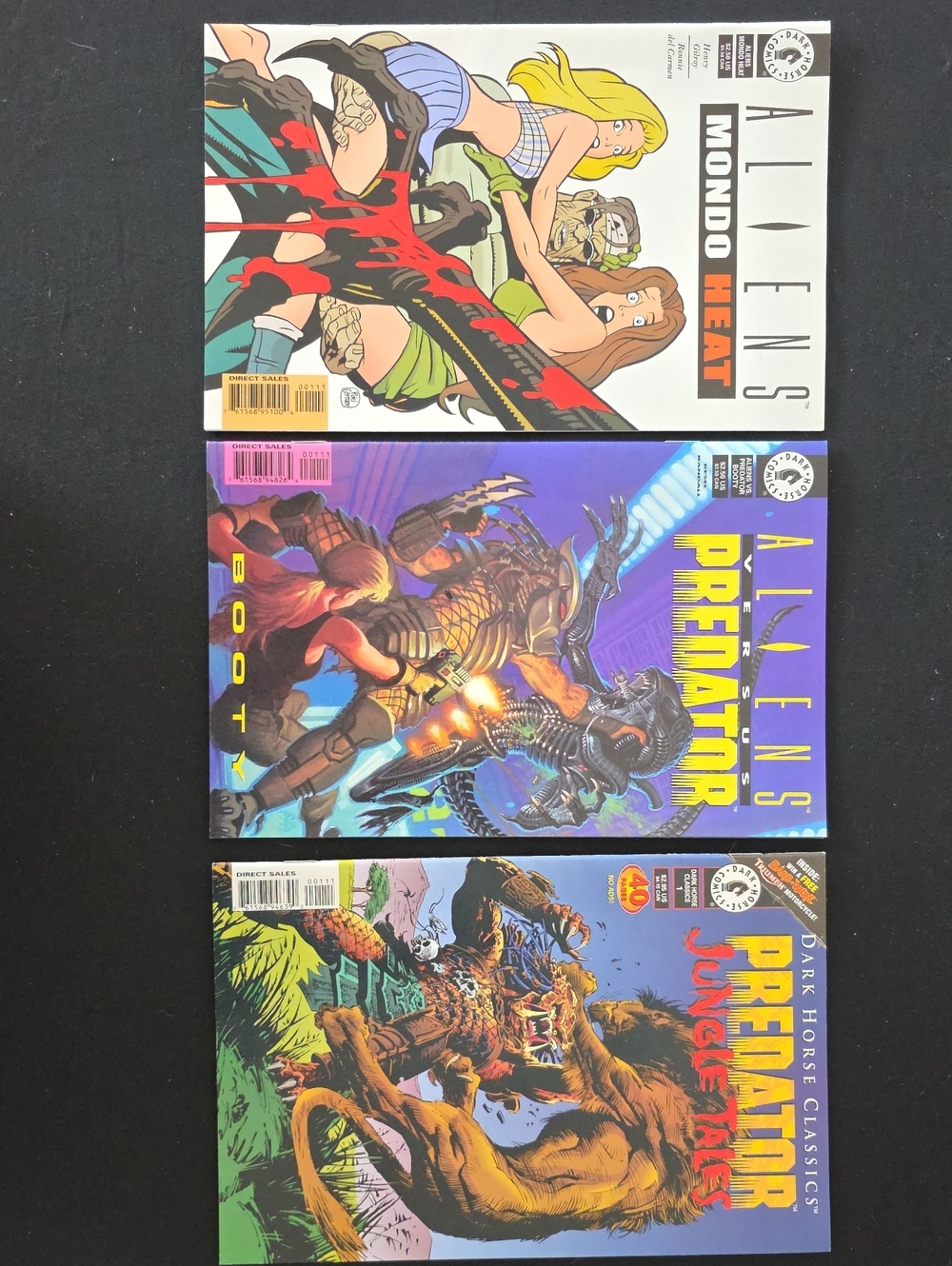 Dark Horse Aliens & Predator Comic Book Bundle (3)